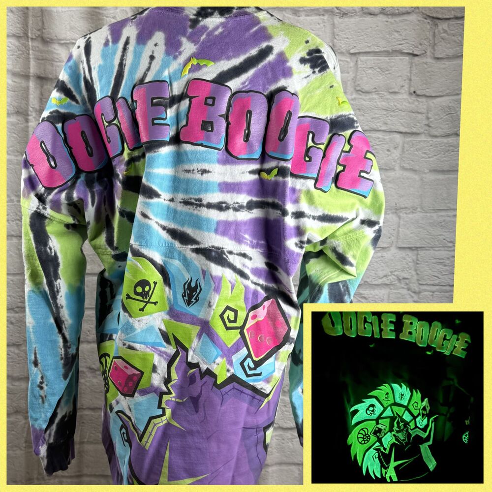 Oogie Boogie Disney Nightmare Before Christmas Adult Small Spirit Jersey Glowing